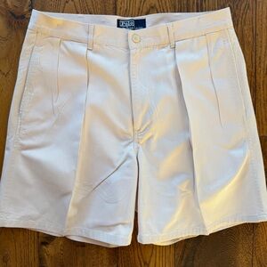 Polo Ralph Lauren Pleated Chino Shorts – Size 34 – Preppy Heritage Style